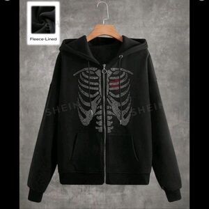 ROMWE Zip Hoodie